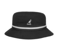 Stripe Lahinch Baumwollhut by Kangol schwarz L (58-59 cm)