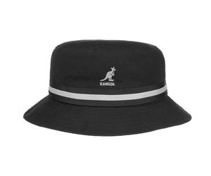 Stripe Lahinch Baumwollhut by Kangol schwarz S (54-55 cm)