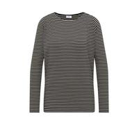 Stripe Rib Boatneck Shirt S