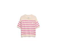 STRIPED LINEN BLEND SWEATER S