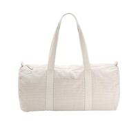 Striped Organic Cotton Barrel Bag Sporttasche