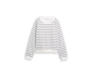 striped ragaln sweatshirt L