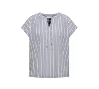 Striped Stucture Blouse M