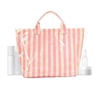 Striped Tote Bag, Waterproof Handbag, 17.32x12.2x4.92 Inches Large Capacity Carryall with Glossy Finish, Travel Shoulder Bag, Stylish Design with Simple Look, Women Fashion for Daily Use