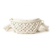 Stroh Handtasche Gürteltasche Baumwolle gewebte Outdoor-Mappen-Sommer-Persönlichkeits-Handtasche für Arbeit Reise Outdoor