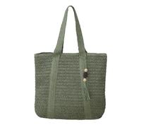 Stroh Strandtasche für Frauen, Sommer tasche damen, Strohtaschen damen, Retro Sommer gewebte Tasche Strand Reise Handtasche, handgefertigte Casual Stroh Schultertaschen für Strand Pool Beruf