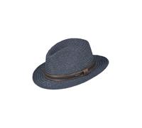 LERROS Strohhut geflochten im Panama-Stil - Classic Navy S/M