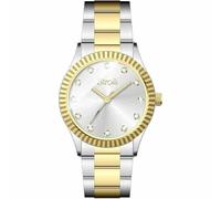 Stroili Positano Women's time-only Watch in Two-Tone Steel and Gold with Crystals 1688943
