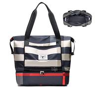 Stronrive Reisetasche zur Trocken-Nass-Trennung - wasserdichte Trocken-Nass-Trenn-Reisetasche,Faltbare leichte Faltbare Reisetasche, Reisetasche Sporttasche für Reisen, Sport, Fitnessstudio