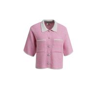 Smith & Soul - Structure Stripe Cardigan bubblegum print - Gr. - XS