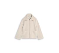 TOM TAILOR Damen Cosy Jacke mit Taschen, beige, Meliert, Gr. L