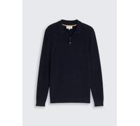 structured knit polo M
