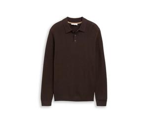 structured knit polo M