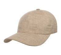Structured Leinencap by Alfonso DEste beige One Size
