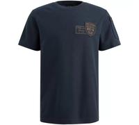 structured pique badge Blau M