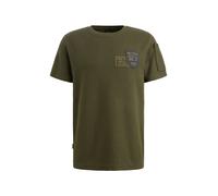 PME Legend - structured pique badge ivy green - Gr. - XXXL