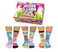 Strümpfe, Motiv: Unicorn vs Llama im Land des Kaktus, 6 Stück
