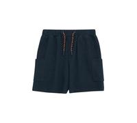 Strukturierte Bermuda im Loose Fit Navy 116