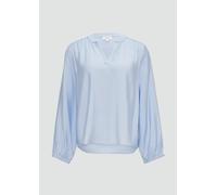 Strukturierte Bluse aus Viskosemix 36 blau 2154248.5061.36