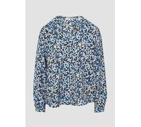 s.Oliver Strukturierte Bluse aus Viskosemix Navy 42