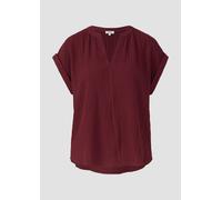 s.Oliver RED LABEL Loose Fit Blusenshirt aus Viskose-Mix in Kirsche, Größe 42