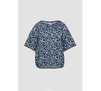s.Oliver Strukturierte Bluse mit Halbarm im O-Shape Navy 42