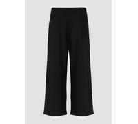 Strukturierte Culotte 32 schwarz 2165821.9999.32