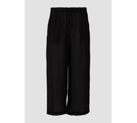 Strukturierte Culotte aus Viskosemix 44 schwarz 2167000.9999.44