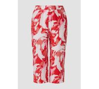 s.Oliver Curve Damen Culotte Hose | Übergrößen 44-54 (DE/NL/SE/PL, Numerisch, 50, Regular, Regular, Gemustert)