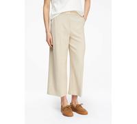 Strukturierte Culotte mit Eingrifftaschen beige 44