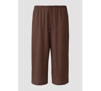 Strukturierte Culotte mit Elastikbund 50 braun 2171458.8828.50