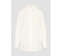 Strukturierte Hemdbluse aus Viskosemix 46 creme 2156350.0210.46