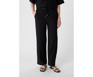 Strukturierte Hose im Relaxed Fit schwarz 38