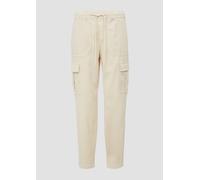 Strukturierte Jogpants mit Cargo-Taschen aus Viskosemix 40 Beige 2164266.8100.40