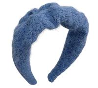 Strukturierte Kunststoff Kopfbedeckung Acryl Strick Haarreifen Mit Breiter Krempe Für Winter Mode Haar Styling Modische Kopfdekoration