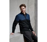 Strukturierte Strickjacke in Flächenteileroptik