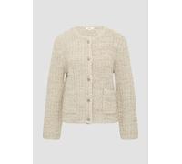 Strukturierte Strickjacke in Melange-Optik 38 Beige 2163614.81X3.38