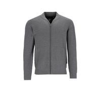Strukturierte Strickjacke mit Blousonkragen