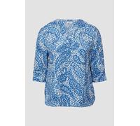 Strukturierte Tunikabluse mit 3/4-Ärmeln 46 blau 2168517.55A0.46