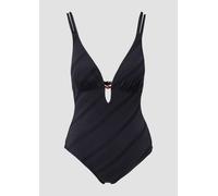 S.OLIVER Badeanzug Damen schwarz Gr.42 Cup A/B