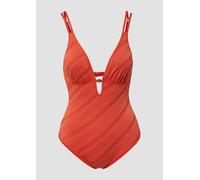 S.OLIVER Badeanzug Damen orange Gr.44 Cup A/B