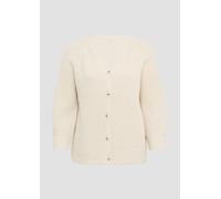 Strukturierter Cardigan im Relaxed Fit aus Baumwollmix 46 Beige 2166514.81X0.46