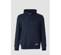 Strukturierter Hoodie 4XL blau 2176666.5826.4XL