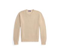 Strukturierter Kaschmirpullover XL Gold