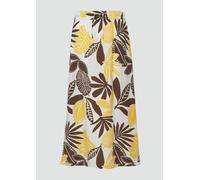 Strukturierter Midirock aus Viskosemix 38 creme 2166189.02A0.38