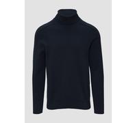 Strukturierter Rollkragenpullover mit Naht-Details XL blau 2152195.5978.XL