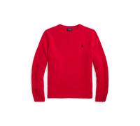 Strukturierter Rundhalspullover XL Red