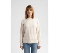 Strukturierter Strickpullover ISHANI | von MELA | Fairtrade & GOTS zertifiziert CREAM MELANGE XS