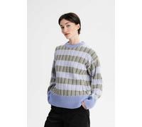 Strukturierter Strickpullover ISHANI | von MELA | Fairtrade & GOTS zertifiziert FORGETMENOT GEMUSTERT L