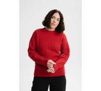 Strukturierter Strickpullover ISHANI | von MELA | Fairtrade & GOTS zertifiziert GRANATAPFEL M